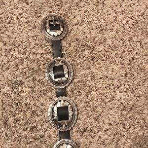 Black Concho Belt